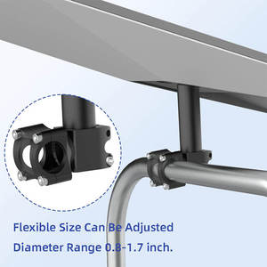 Heavy-Duty Starlink Gen3 <b>Pipe</b> Adapter Mount Weatherproof Pole Bracket Compatible with Standard Dish for RVs and Outdoor Use - Product Image 2