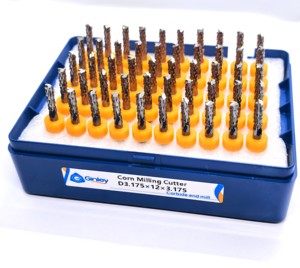 ดอกกัดข้าวโพด 3.175 มม. 4 ฟัน ทำจากทังสเตนคาร์ไบด์ สำหรับงานกัดไม้ด้วยเครื่อง CNC ชุดดอกกัด ODM - Product Image 3