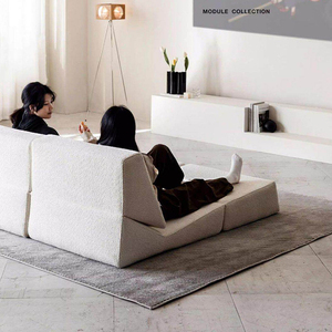 Fauteuil inclinable modulaire en tissu avec mousse compressée <span class=keywords><strong>sous</strong></span> <span class=keywords><strong>vide</strong></span>, canapé sectionnel pliable individuel pour salon - Product Image 6