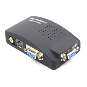 RCA <span class=keywords><strong>3D</strong></span> จอภาพแปลง S-Video to VGA AV ความละเอียดสูง 1080P วัสดุพลาสติกสําหรับ <span class=keywords><strong>PC</strong></span> และกล้องรับประกัน 1 ปี - Product Image 2