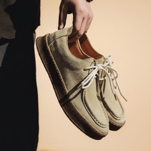 Scarpe da passeggio per Fitness in vera pelle con mocassino Casual da uomo Gu - Product Image 1