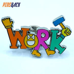 カスタマイズされたソフトエナメルピン高光沢真鍮メッキバッジ1.25インチラバークラッチカートンデザインラペルピン - Product Image 5