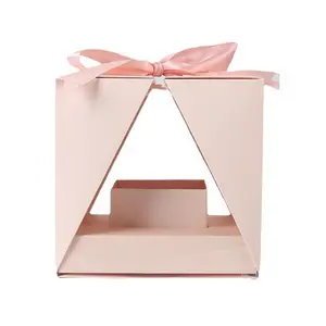 Emballage Papier DIY Flower Gift Box Transparent Handheld 2024 Happy Mothers Day Gifts For Mom