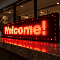 Panneau d'affichage LED programmable en gros, multicolore, pour les magasins de détail, les bars, les restaurants et les bureaux
