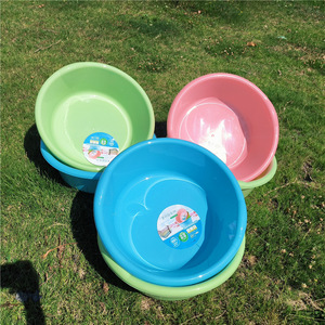 Grand bac en plastique rond de 60 cm, profond et épaissi, pour la lessive domestique, idéal comme cadeau promotionnel - Product Image 4