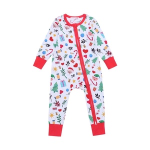 Mameluco de Bambú con Cierre para Bebé, Body con Estampado Digital, Ropa de Bambú para Bebé, Pijama de Bambú para Bebé - Product Image 3