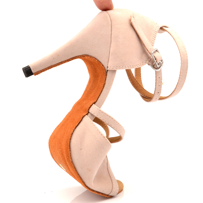 Custom Logo High-heeled Women Ballroom Shoes Girls Latin Dance Shoes Salsa Shoes