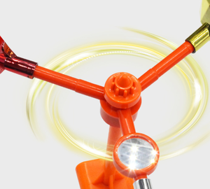 Kit de dissuasion pour oiseaux d'animaux en plein air Dispositif d'effarouchement d'oiseaux à réflexion de puissance élevée pour les terres agricoles et les vergers - Product Image 3