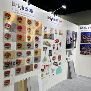 Longstar BrightSub sublimazione foglio di alluminio 0.35mm SCX-SA201 satinato argento stampa a trasferimento termico in metallo con rivestimento lucido - Product Image 3