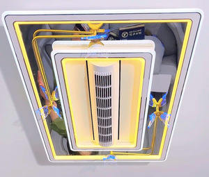 2025 LED sáng tạo bướm vô hình quạt trần ánh sáng thiết kế hiện đại phong cách sắt thông minh ngoại tuyến quạt không lá sử dụng nhà - Product Image 6