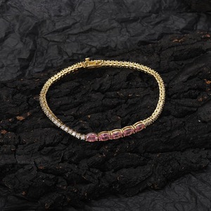 2Mm Tennis <b>Bracelet</b>, Zirconium Tennis <b>Bracelet</b> With Zircon Women's <b>Bracelet</b>. Tanjing Fashion Lijing Necklace - Product Image 1