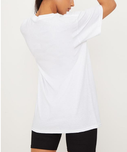 Precio bajo de arena de verano blanco de gran tamaño T camiseta para las <span class=keywords><strong>mujeres</strong></span> - Product Image 3