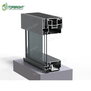 Bâtiment structurel mur de fenêtre façades horizontales sans cadre magasin murs rideaux de verre <span class=keywords><strong>avant</strong></span> - Product Image 5