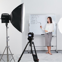 Audio professionnel Yidoblo 200w 5500K meilleur équipement d'éclairage photographique kit d'éclairage de studio professionnel VH-2000