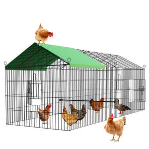 Cages à poulets, canards et lapins pliables et détachables avec tissu imperméable, cages à poulets d'extérieur, cages d'élevage de volailles - Product Image 1
