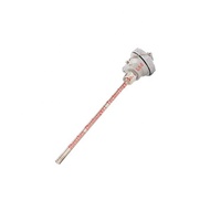 Sonda de temperatura de gases de escape Pt100 RTD con termopar tipo K, impermeable, para hornos industriales HVAC
