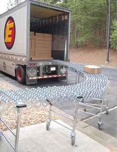 Klein Formaat Niet-Power Draagbare Uitgebreide Opvouwbare Zwaartekracht Flexibele Rollenbaan Voor Het Vervoeren Van Dozen - Product Image 5