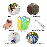 Traceur GPS intelligent pour animaux de compagnie certifié MFi, mini traceur pour clés, portefeuille, bagages, compatible iOS et Android