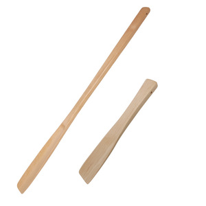 Wooden Shoehorn Long Handle Short <b>Shoe</b> Lift <b>For</b> Home Use Pregnant Women <b>Elderly</b> 2 Pieces - Product Image 1