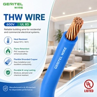 Fabricant professionnel de câbles électriques en cuivre THW 2AWG PVC 600V pour la distribution d'énergie et le câblage de construction
