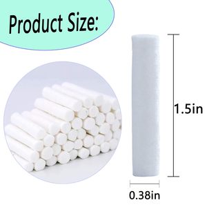 200 buah gulungan kasa gigi 1,5 inci kapas penyeka penyumbat hidung penyerap baik untuk anak-anak dewasa fleksibel gigi bola katun mulut - Product Image 2