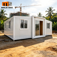 Maisons mobiles préfabriquées à construction rapide personnalisées 20 pieds 40 pieds Conteneur pliable modulaire pour toilettes et cuisine Maisons de plage à vendre