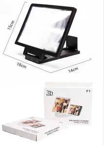 Amplificatore Schermo 3D per Cellulare Supporto Pigro Lente d'Ingrandimento Video HD per Smartphone - Product Image 3