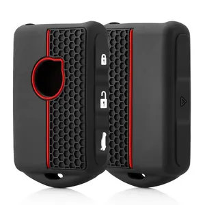Funda de silicona para llave de coche <span class=keywords><strong>Volvo</strong></span> Xc60 <span class=keywords><strong>XC</strong></span> 60 Xc40 Xc90 S90 <span class=keywords><strong>B5</strong></span> V90, accesorios para llavero sin llave - Product Image 1