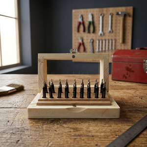 Jeu de gabarits de sertissage de pierres précieuses, 18 tailles, de 1 mm à 5 mm, outils de précision pour la fabrication de bijoux, outils d'orfèvrerie | GS950A - Product Image 3