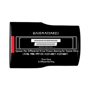 Entretoise, roulement de pignon de différentiel arrière pour Toyota Hilux LN106 1988-1997 OE 41231-40011 4123140011 - Product Image 2
