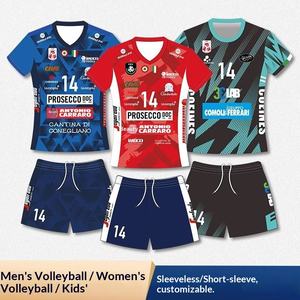 2025 Neues Volleyball-Trikot Uniform Trainings-Wettkampf-Teamanzug Professionell Anpassbar Schnelltrocknend Nylon/Kaschmir Teamnummern - Product Image 2