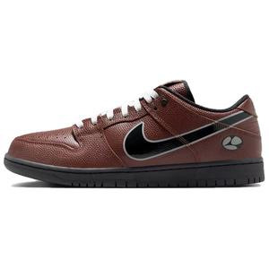 Chaussures de skateboard Nike Sb Dunk Low Limosine en cuir véritable, bout rond, lacets, semelle extérieure en caoutchouc, toutes saisons - Product Image 1