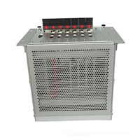 Boîtier de contrôle modulaire en aluminium 4U standard de 19 pouces pour montage en rack, IP54, industriel, argenté, personnalisé OEM
