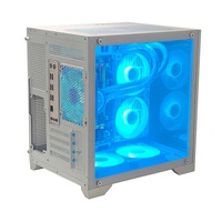 Boîtier PC de jeu Pcooling Micro ATX, tour d'ordinateur de bureau blanc, boîtiers et tours PC