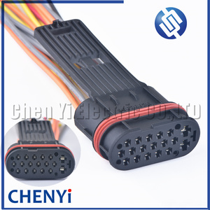 Conectores Automotrices de 18 Pines/Vías, 1.5/3.5mm, Resistentes al Agua, con Cables de 15cm, 9002862E, 900 286 <span class=keywords><strong>2E</strong></span> - Product Image 1