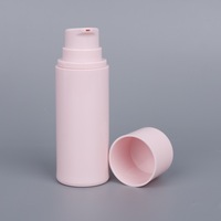 Emballages cosmétiques vides 30ml-120ml, flacons pompe airless en acrylique rose pour sérum et lotion pour soins de la peau