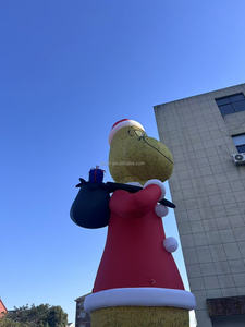 Decoraciones Inflables Gigantes <span class=keywords><strong>del</strong></span> <span class=keywords><strong>Grinch</strong></span> para Fiestas Navideñas en el Jardín con Luces LED, Decoraciones de Navidad y Año Nuevo - Product Image 4