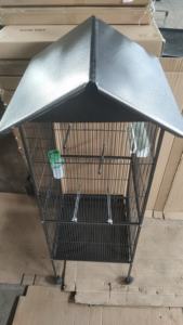 TIANHAIDA toptan büyük çelik kafes Coop Pet papağan kafes kuş kafesi çatı ve kuş papağan için yiyecek kasesi üreme kafesi - Product Image 3