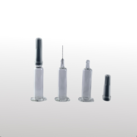 Seringue en verre préremplie de 1 ml avec embout Luerlock, fabriquée avec du tube en verre Schott