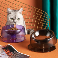 Bol de nourriture pour animaux de compagnie incliné personnalisé, anti-déversement, pour chat et chien, protection du cou, bol antidérapant, accessoires pour animaux de compagnie