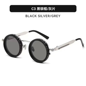Lunettes <span class=keywords><strong>de</strong></span> <span class=keywords><strong>soleil</strong></span> polarisées Steampunk <span class=keywords><strong>haut</strong></span> <span class=keywords><strong>de</strong></span> <span class=keywords><strong>gamme</strong></span> à 9 vitesses, filtre UV400 ND, gradation réglable, monture intégrale rotative en alliage d'<span class=keywords><strong>aluminium</strong></span> et <span class=keywords><strong>de</strong></span> magnésium - Product Image 3