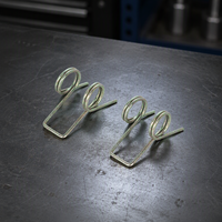 Resortes de Torsión ISO de 2 Lb, Galvanizados en Zinc, de Doble Espiral, Color Personalizado OEM
