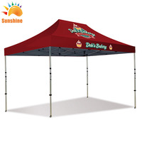 Tentes pliantes imperméables personnalisées par Sunshine Company Tentes de salon commerciales imprimées pop-up Camping Outdoor Heavy Duty