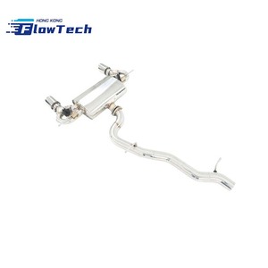 ระบบท่อไอเสียแคทแบ็กสแตนเลสพร้อมวาล์วอิเล็กทรอนิกส์สำหรับ Audi TT MK3 2.0T - Product Image 4