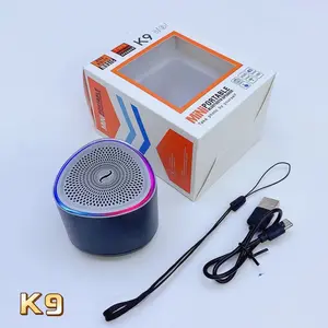 K9金属材料便携式无线扬声器户外便携式礼品蓝牙扬声器