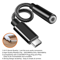 Fabrik-Lautsprecheradapter Typ-C Stecker auf 3,5mm Buchse USB Typ-C auf 3,5mm Kopfhöreranschluss Adapter HiFi Typ-C auf 3,5mm Audio-Konverter