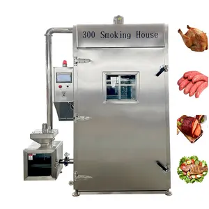 DZJX 50 100 1000 Kg Fumoir Industriel Four Pour Nourriture Viande Poisson Poulet Saucisse Saumon Fumé À Froid Poisson Fumé Et Machine De Séchage