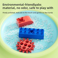 Kit de Robot STEM Éducatif Créatif DIY pour Enfants - Jouet Scientifique de Physique - Ensemble de Blocs de Construction Électriques - Engin de Construction en Plastique