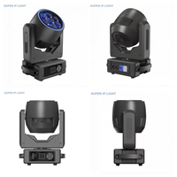 7*40W RGBW LED Zoom Moving Head Wash Light 8-58 DMX512 RDM ArtNet IP20 Aluminium Gantungan Aluminium 50000 Jam Pencahayaan Panggung
