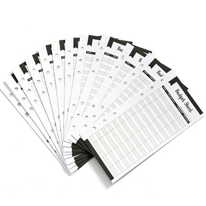 Inserti Personalizzati A6 per Budget, Carte di Ricarica a 6 Fori per Tracker delle Spese, per Agenda e Organizer del Budget con Buste Porta Contanti - Product Image 2